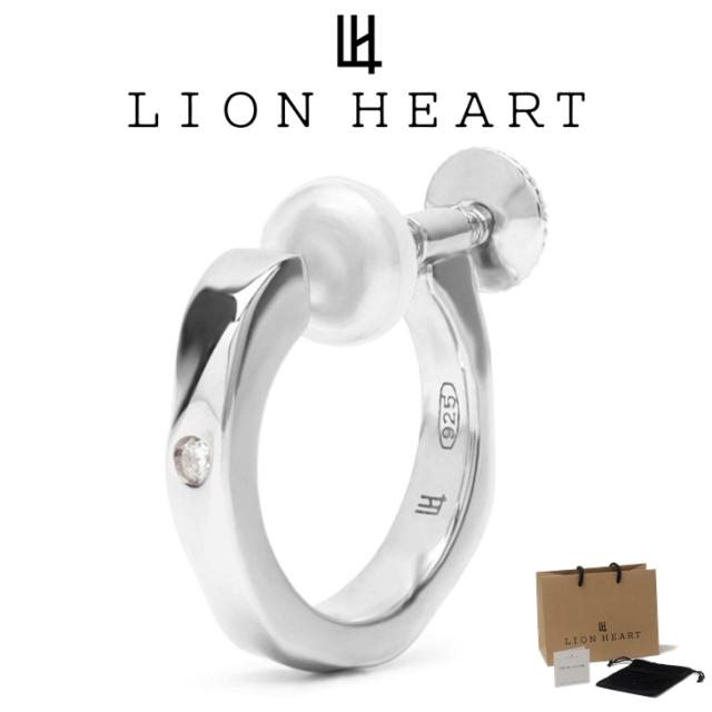 ライオンハート イヤリング メンズ レディース シルバー イヤリング ツイストテクスチャー LH for Gift ジルコニア SV925 LH-1ER030 LION HEART メンズイヤリング 片耳用 1点売り クリスマス 誕生日 プレゼント ギフト 彼氏 【ネコポス】 ブランド 人気の通販は 9,075円