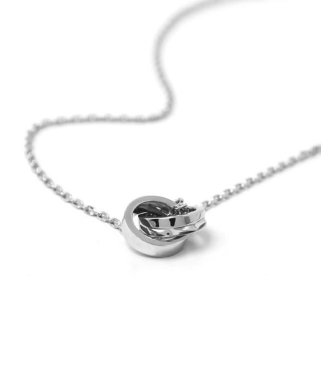 ライオンハート ネックレス メンズ レディース ダブルリング スピニンググロウ スラッシュライン LH for Gift SV925 LH-1NE334 LION HEART クリスマス 誕生日 プレゼント ギフト 彼氏 【ネコポス】 ブランド 人気_3