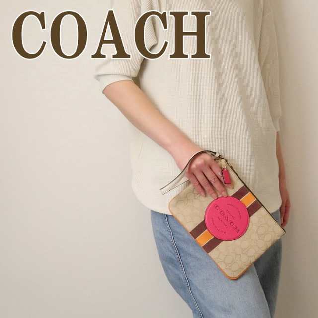 コーチ COACH ポーチ レディース クラッチバッグ シグネチャー