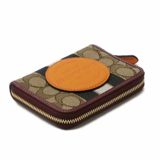 コーチ COACH 財布 レディース 二つ折り財布 シグネチャー ストライプ レザー 2637IMQZV ブランド 人気_1