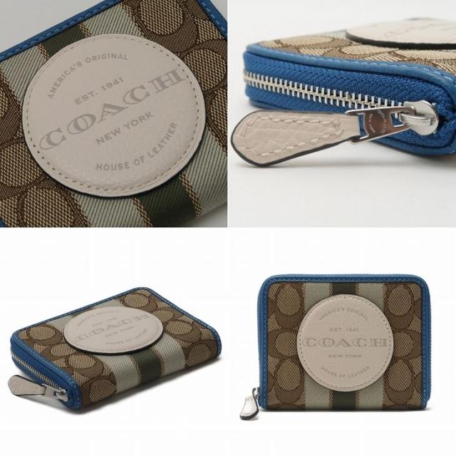 コーチ COACH 財布 レディース 二つ折り財布 シグネチャー ストライプ レザー 2637SVR1V ブランド 人気 コーチ COACH 財布 レディース 二つ折り財布 シグネチャー ストライプ