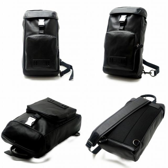 コーチ COACH バッグ メンズ ショルダーバッグ 斜め掛け ワンショルダー ブラック 黒 レザー 2943QBBK ブランド 人気_3