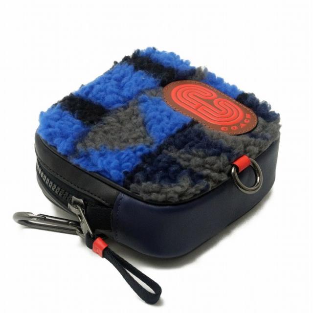 コーチ職 COACH 車寄せ メンズ 小入れもの カラビナ 胴締め繰り返し Cロゴタイプ ラウンドジッパー 織り地 5799QBBLM 【ネコポス】 ブランド名 一般受け
