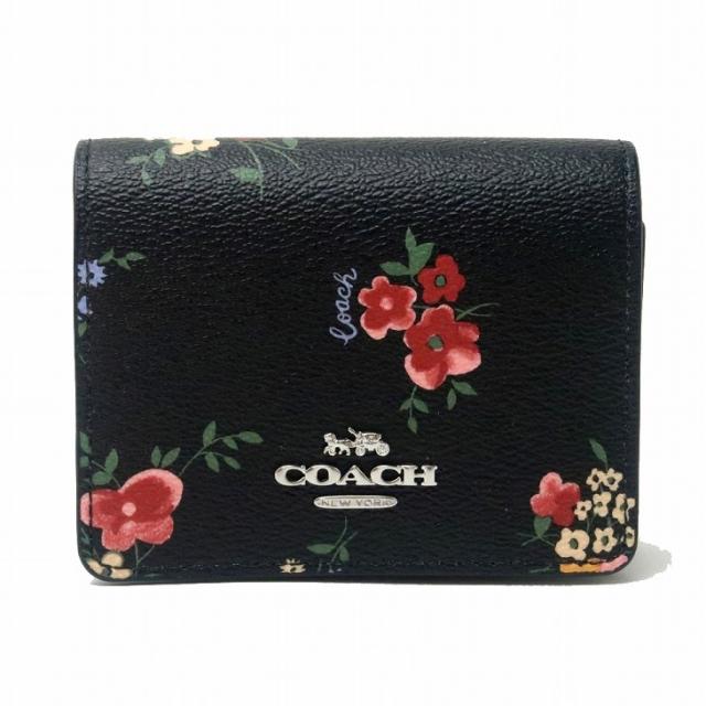 コーチ COACH 財布 レディース コインケース カードケース 小銭入れ 花柄 チェーン ブラック 黒 C0060SVA47 【ネコポス】 ブランド 人気_4