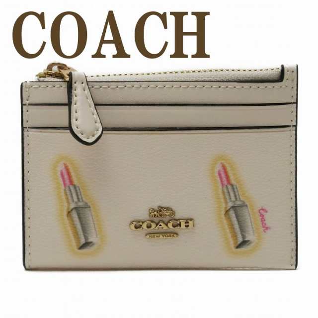 コーチ COACH 財布 レディース キーケース キーリング コインケース カードケース 定期入れ 小銭入れ リップスティック 口紅 C2921IMCAH