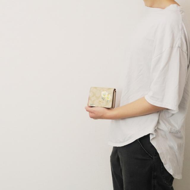 コーチ COACH 財布 レディース コインケース カードケース 小銭入れ 花柄 シグネチャー チェーン C3050IMOTV 【ネコポス】 ブランド 人気_2