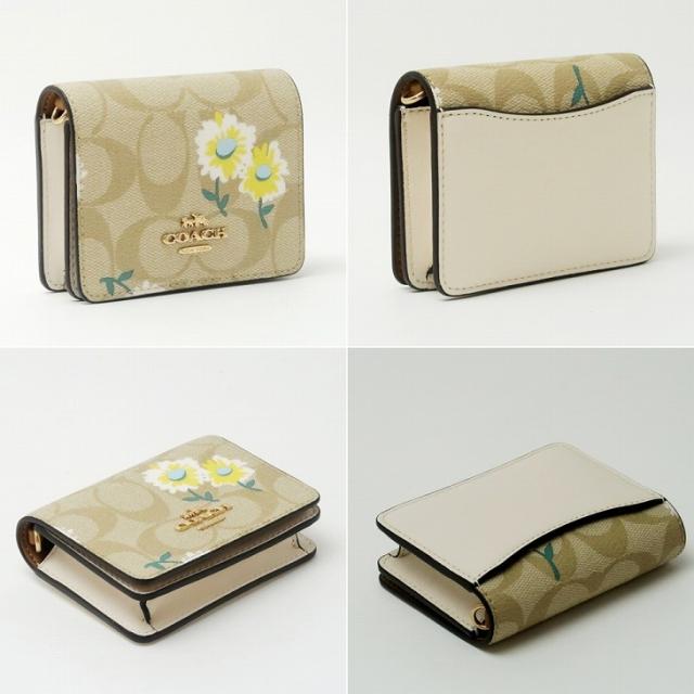 コーチ COACH 財布 レディース コインケース カードケース 小銭入れ 花柄 シグネチャー チェーン C3050IMOTV 【ネコポス】 ブランド 人気_5