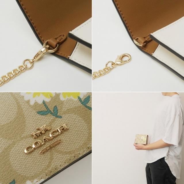 コーチ COACH 財布 レディース コインケース カードケース 小銭入れ 花柄 シグネチャー チェーン C3050IMOTV 【ネコポス】 ブランド 人気_7