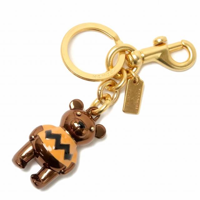 コーチ COACH キーホルダー レディース キーリング ベアー クマ