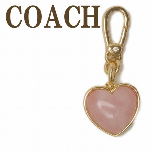 コーチ COACH キーホルダー チャーム アクセント キーリング ハート アクセサリー ピンク 341896GLD650 ブランド 人気