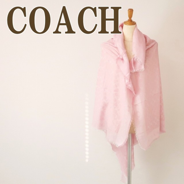 コーチ COACH ストール レディース スカーフ シグネチャー ピンク