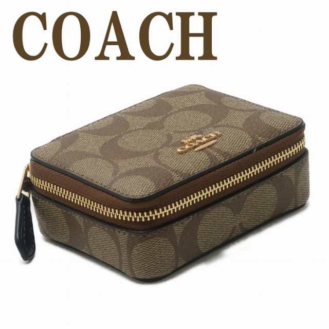 コーチ COACH ポーチ レディース ピルボックス 薬入れ ピルケース ポーチ ケース レザー シグネチャー C3349IMCBI ブランド 人気