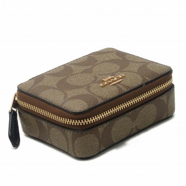 コーチ COACH ポーチ レディース ピルボックス 薬入れ ピルケース ポーチ ケース レザー シグネチャー C3349IMCBI ブランド 人気_3