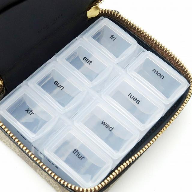 コーチ COACH ポーチ レディース ピルボックス 薬入れ ピルケース ポーチ ケース レザー シグネチャー C3349IMCBI ブランド 人気_6