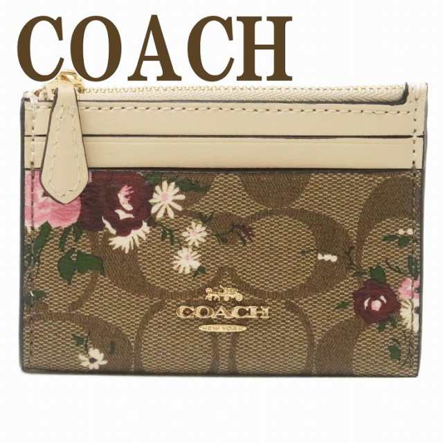 安心直販新作　新品　COACH　キーケース　キーリング　花柄 小物