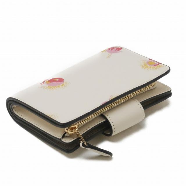 コーチ COACH 財布 レディース 二つ折り財布 レザー フローラル