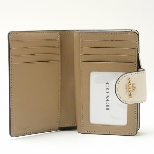 コーチ COACH 財布 レディース 二つ折り財布 レザー フローラル