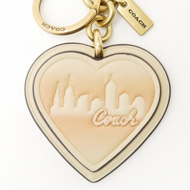 コーチ COACH キーホルダー レディース キーリング ジェニファー・ロペス コラボ ピンク ハート C6605IMM6H 【ネコポス】 ブランド 人気_1