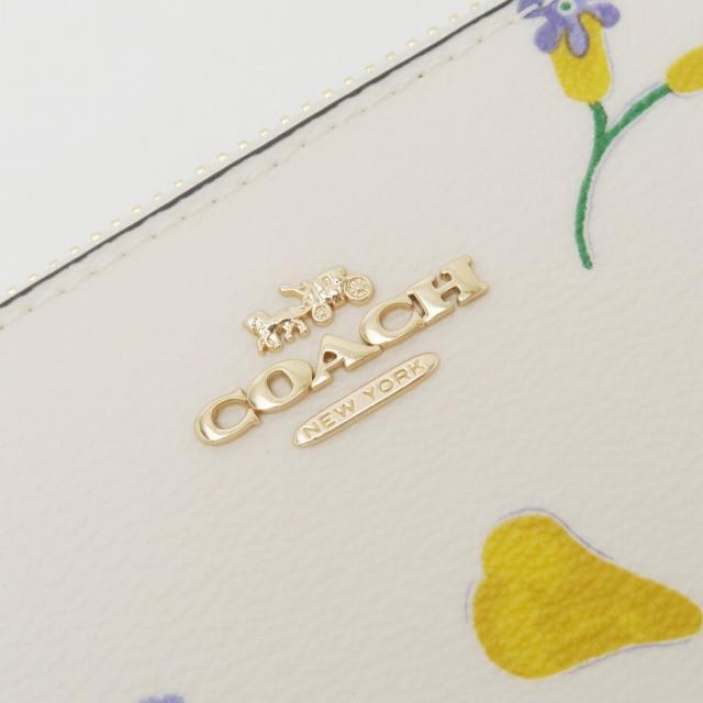 コーチ COACH 財布 レディース 長財布 ストラップ ラウンドファスナー 花 蝶 フルーツ C8336IMCAH ブランド 人気_8