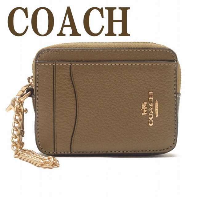 コーチ COACH カードケース コインケース 財布 レディース 定期入れ 小銭入れ レザー メタリック C8357IMS2S 【ネコポス】 ブランド 人気