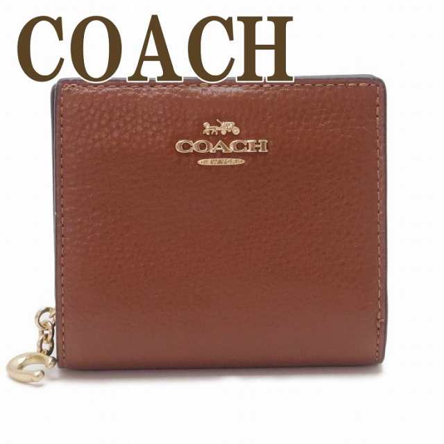 コーチ COACH 財布 レディース 二つ折り財布 レザー C2862IMR1W ブランド 人気