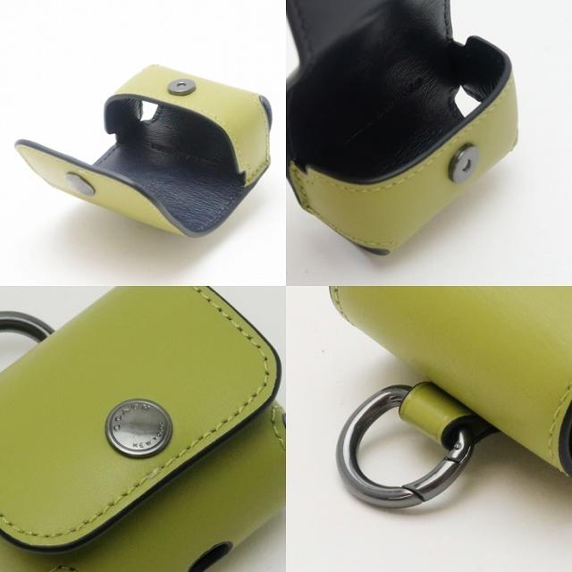 コーチ COACH バッグチャーム キーリング メンズ キーホルダー レザー AirPods Pro ケース エアポッズ プロ ケース イヤホン イヤフォン 可愛い おしゃれ C3749QBM3D 【ネコポス】 ブランド 人気の通販は