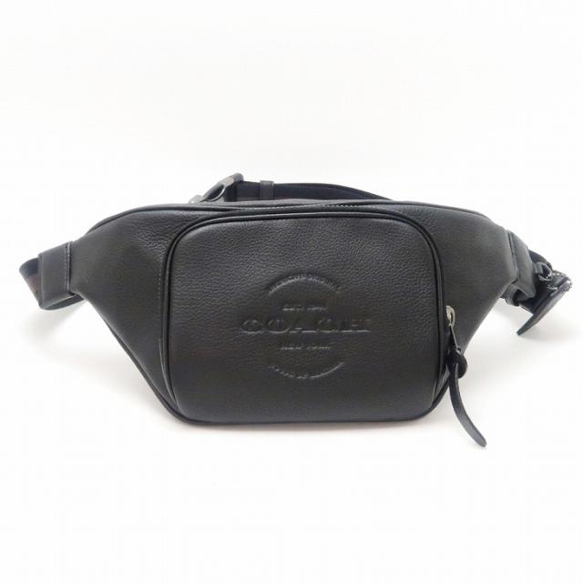 コーチ COACH バッグ メンズ ショルダーバッグ 斜めがけ ウエストバッグ レザー ブラック 黒 C5393QBBK ブランド 人気_4