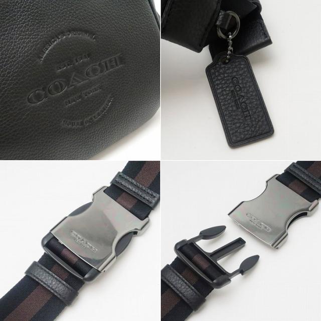 コーチ COACH バッグ メンズ ショルダーバッグ 斜めがけ ウエストバッグ レザー ブラック 黒 C5393QBBK ブランド 人気_7
