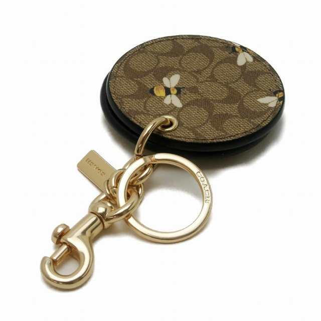 コーチ COACH キーホルダー レディース キーリング 手鏡 鏡