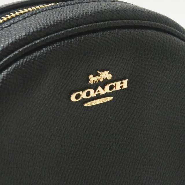 コーチ COACH ポーチ レディース コスメポーチ 化粧ポーチ ブラック 黒