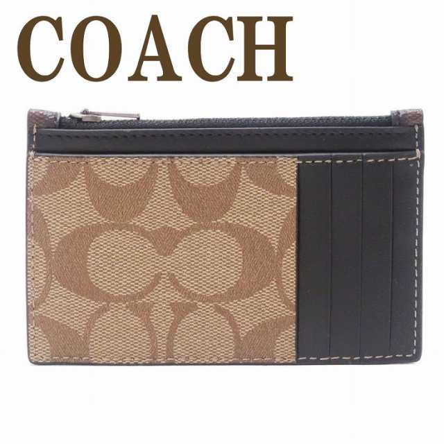 COACH コーチ コインケース 小銭入れ カード パスケース 黒 ブラック