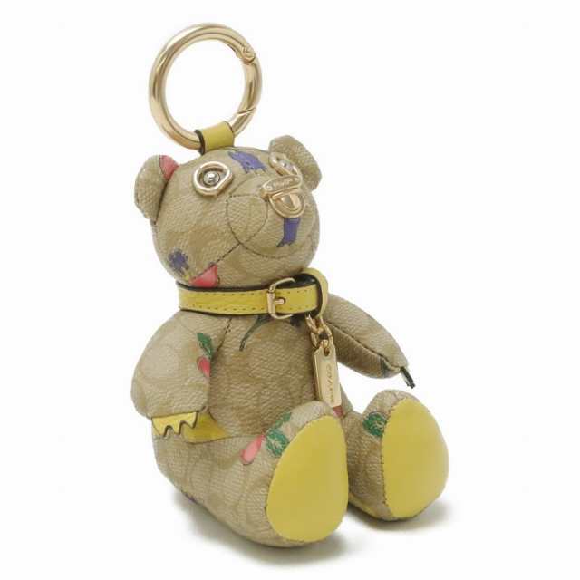 優れた品質 COACH ピンクゴールド クマ Bear キーリング キーホルダー