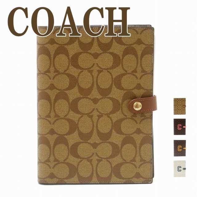 コーチ COACH ブックカバー ノートカバー メンズ ノートブック ノート 