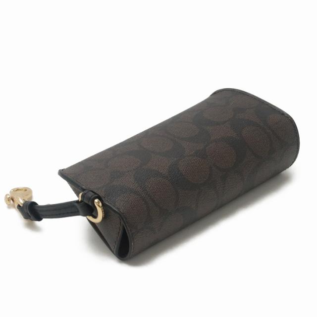 コーチ COACH サングラスケース メンズ レディース 眼鏡ケース アイウェアケース シグネチャー レザー 73639IMAA8 ブランド 人気