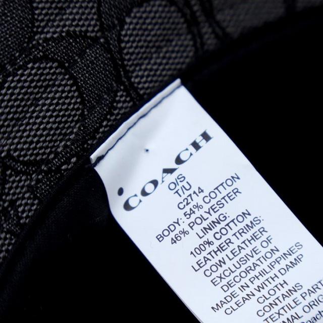 コーチ COACH メンズ レディース 帽子 ハット つば付 バケットハット シグネチャー C2714OY2 ブランド 人気_4