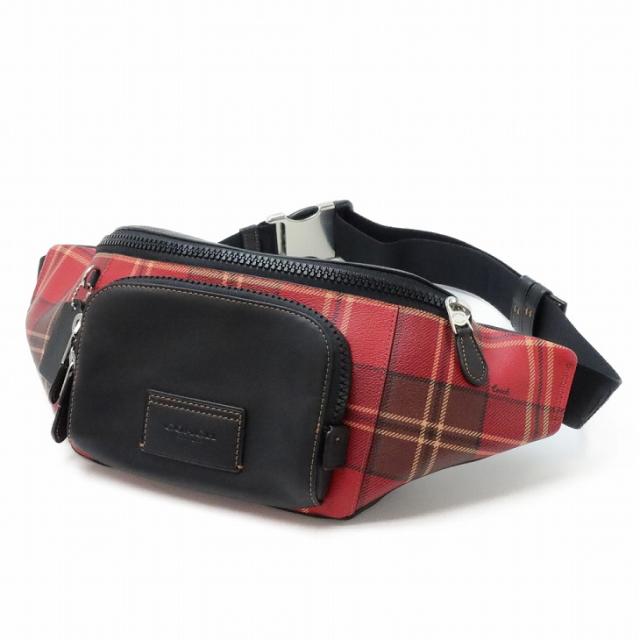 コーチ COACH バッグ メンズ ショルダーバッグ 斜めがけ ウエストバッグ レザー チェック CC031SVPM0 ブランド 人気_2