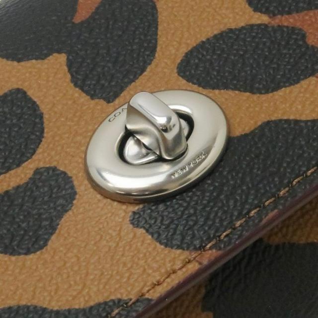 コーチ COACH サングラスケース メンズ レディース 眼鏡ケース アイウェアケース シグネチャー レザー アニマル レオパード CC950SVN2R ブランド 人気