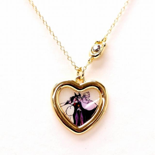 コーチ COACH ネックレス レディース チェーン ペンダント アクセサリー ハート ヴィランズ ラインストーン ディズニー コラボ CD814GDMC ブランド 人気_4