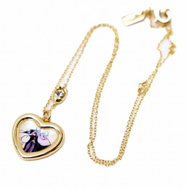コーチ COACH ネックレス レディース チェーン ペンダント アクセサリー ハート ヴィランズ ラインストーン ディズニー コラボ CD814GDMC ブランド 人気_5
