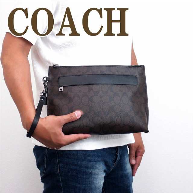 コーチ COACH 鞄 バッグ クラッチバッグ ポーチ セカンドポーチレザー