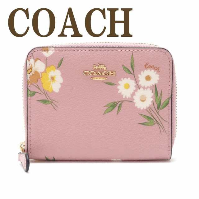 コーチ 財布 Coach 二つ折り 財布 レディース 花柄 ピンク imorp ブランド 人気の通販はau Pay マーケット 贅沢屋