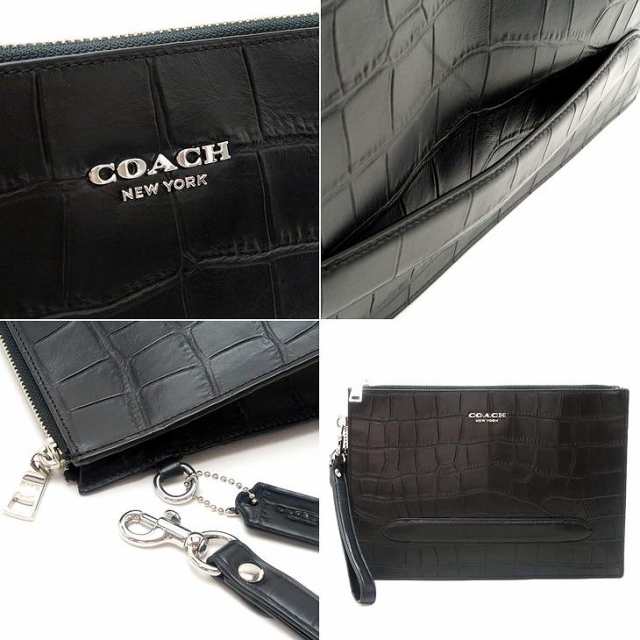 コーチ Coach バッグ セカンドバッグ クラッチバッグ ポーチ セカンドポーチ ブラック黒 qbbk ブランド 人気の通販はau Pay マーケット 贅沢屋