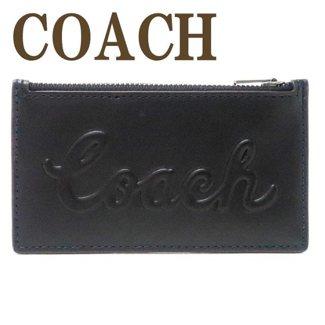 コーチ Coach 財布 メンズ カードケース コインケース Idケース パスケース 定期入れ 小銭入れ レザー ブラック黒 qbbk ブランド の通販はau Pay マーケット 贅沢屋