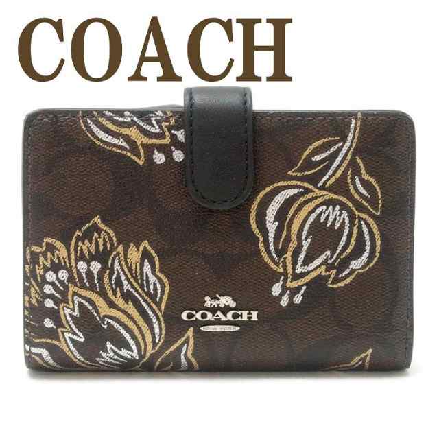 コーチ Coach 財布 二つ折り レディース レザー メタリック 花柄 シグネチャー svp57 ブランド 人気の通販はau Pay マーケット 贅沢屋