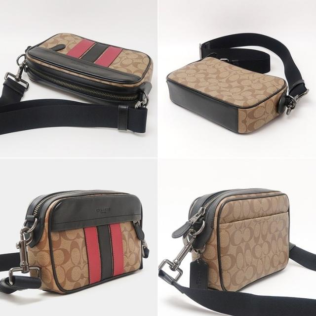 コーチ COACH バッグ メンズ ショルダー セカンド クラッチバッグ ポーチ ブランド レザー シグネチャー 85037QBPO3 ブランド 人気_5