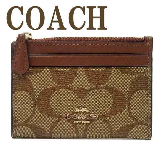 コーチ COACH 財布 レディース キーケース キーリング コインケース カードケース 定期入れ 小銭入れ シグネチャー レザー 88208IME74 【