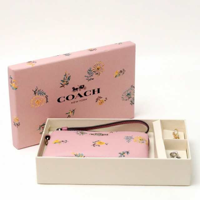 コーチ Coach ポーチ 財布 ハンドポーチ リストレット 限定ギフトセット ピンク 花柄 2513svokv ブランド 人気の通販はau Pay マーケット 贅沢屋