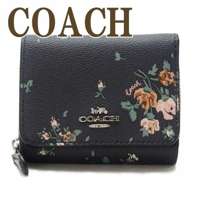 コーチ Coach 財布 レディース 三つ折り財布 ミニ 財布 レディース フローラル 花柄 ブラック 黒 ピンク svf23 ブランド 人気の通販はau Pay マーケット 贅沢屋