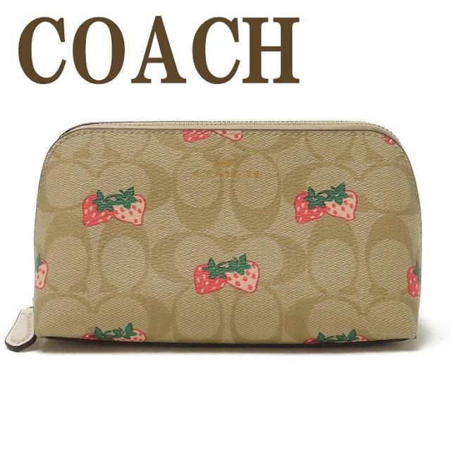 コーチ Coach ポーチ コスメポーチ 化粧ポーチ イチゴ いちご ストロベリー シグネチャー ime7v ブランド 人気の通販はau Pay マーケット 贅沢屋