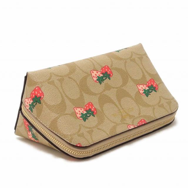 コーチ Coach ポーチ コスメポーチ 化粧ポーチ イチゴ いちご ストロベリー シグネチャー ime7v ブランド 人気の通販はau Pay マーケット 贅沢屋